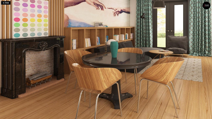 Проект дома U209 - 3 Одноэтажные дома в Киеве