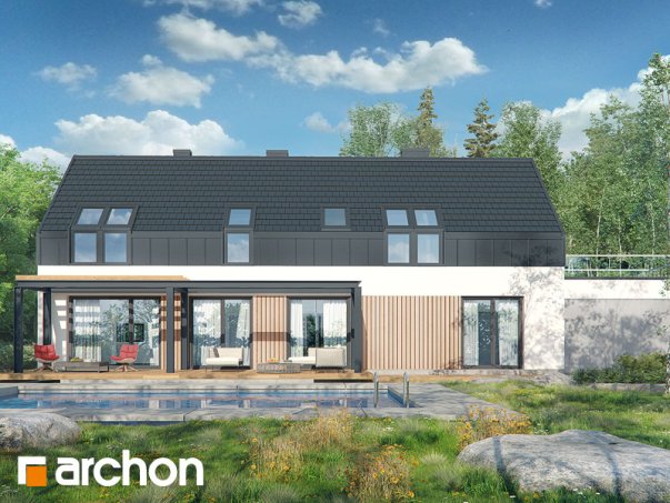 Проект дома Дом в естрагоне 3 (Г2) - 1 С мансардным этажом дома в Киеве