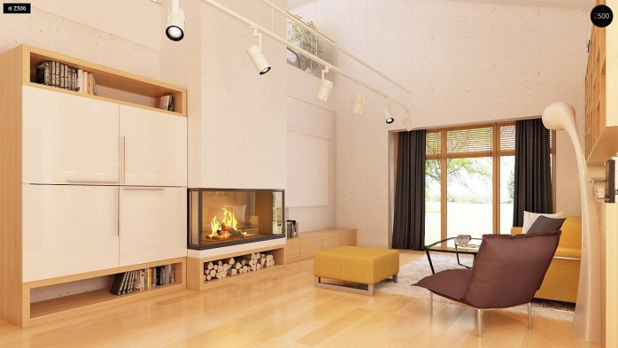 Проект дома U200 L + 100 - 13 Одноэтажные дома в Киеве