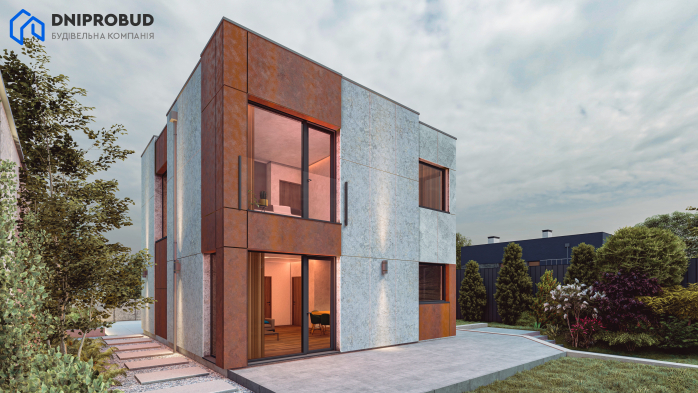 Проект дома DB 46 - 2 Двухэтажные дома в Киеве