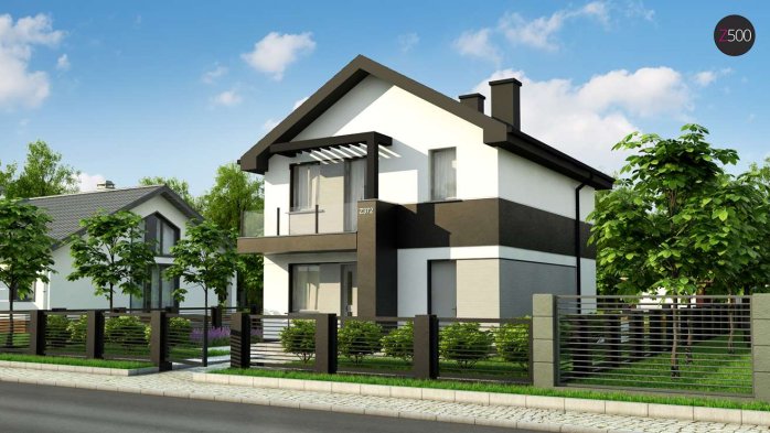 Проект дома U372 pk - 1 Двухэтажные дома в Киеве