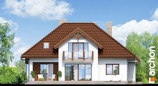 Проект дома Дом в калатеях 2 (П) вер.2 - 6 С мансардным этажом дома в Киеве