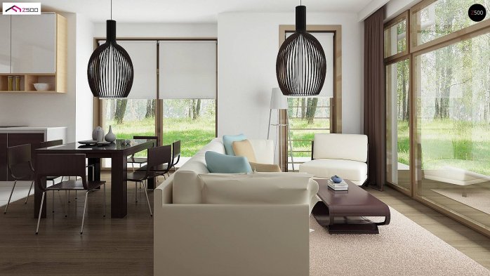 Проект дома U113 - 4 С мансардным этажом дома в Киеве