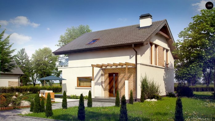 Проект дома U248 - 5 С мансардным этажом дома в Киеве