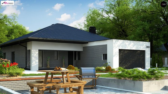 Проект дома U403 - 1 Одноэтажные дома в Киеве