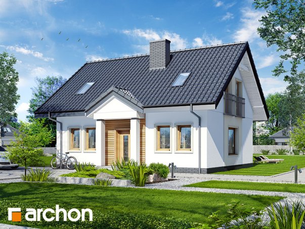 Проект дома Дом под вербой - 1 С мансардным этажом дома в Киеве