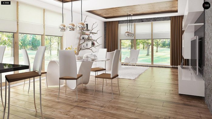 Проект дома U67 - 5 С мансардным этажом дома в Киеве