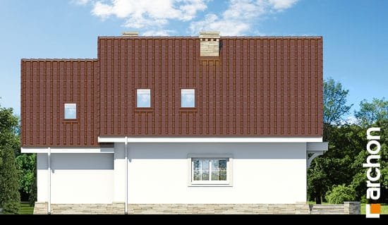 Проект дома Дом в лантанах вер.2 - 6 С мансардным этажом дома в Киеве