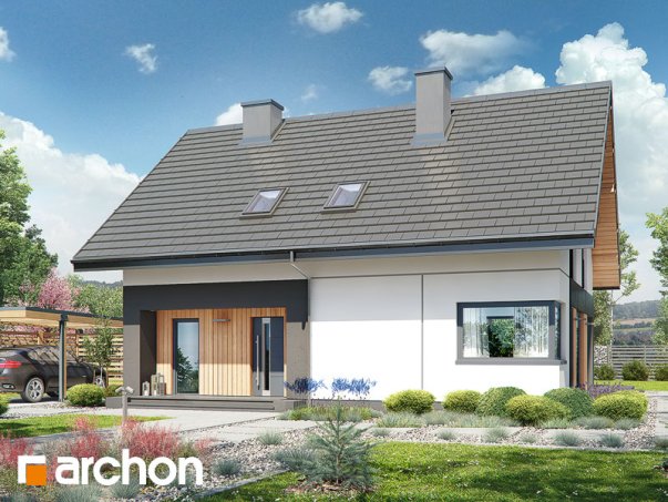 Проект дома Дом в малиновках 7 - 1 С мансардным этажом дома в Киеве