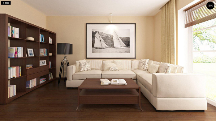 Проект дома U18 k - 4 С мансардным этажом дома в Киеве