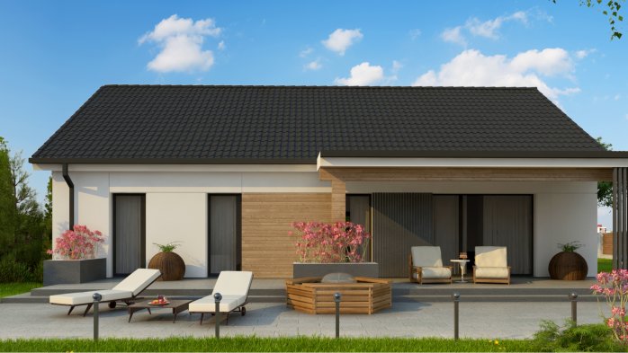 Проєкт будинку U376 35 v1 - Одноповерхові дома у Києві