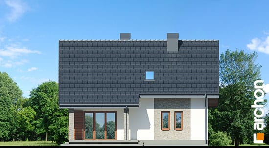 Проект дома Дом в яблонках 9  - 6 С мансардным этажом дома в Киеве