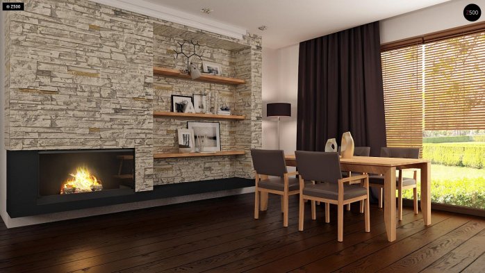 Проект дома U261 - 5 Одноэтажные дома в Киеве