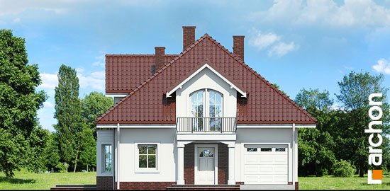 Проект дома Дом в тимьяне вер.3 - 3 С мансардным этажом дома в Киеве