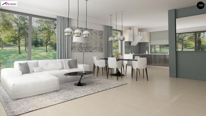 Проект дома U390 - 10 Одноэтажные дома в Киеве