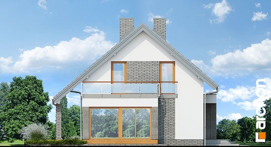 Проект дома Дом под ацеролей - 5 С мансардным этажом дома в Киеве