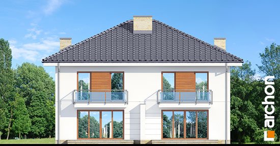 Проект дома Вилла Амелия (Р2) вер.2 - 6 Двухэтажные дома в Киеве