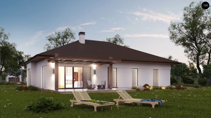 Проект дома U311 - 5 Одноэтажные дома в Киеве