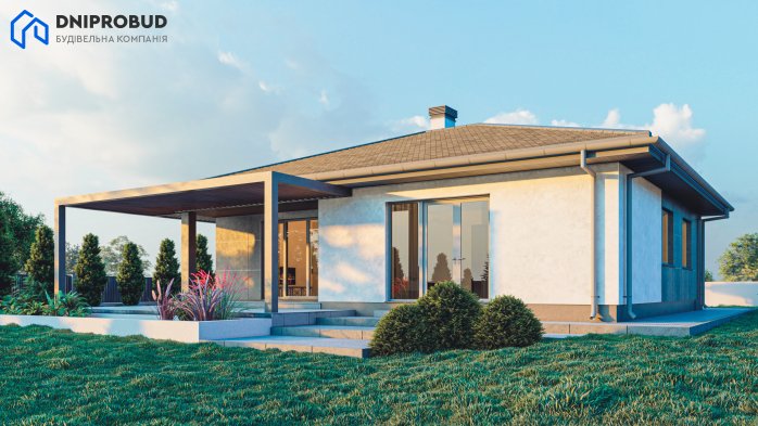 Проєкт будинку DB 45 - Одноповерхові дома у Києві