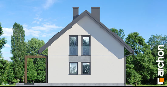 Проект дома Дом в рубеллах - 4 С мансардным этажом дома в Киеве