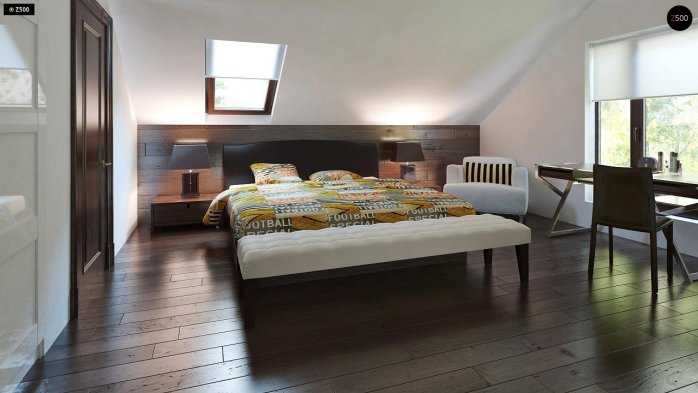 Проект дома U222 - 14 С мансардным этажом дома в Киеве