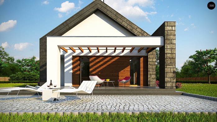 Проект дома U330 - 6 Одноэтажные дома в Киеве