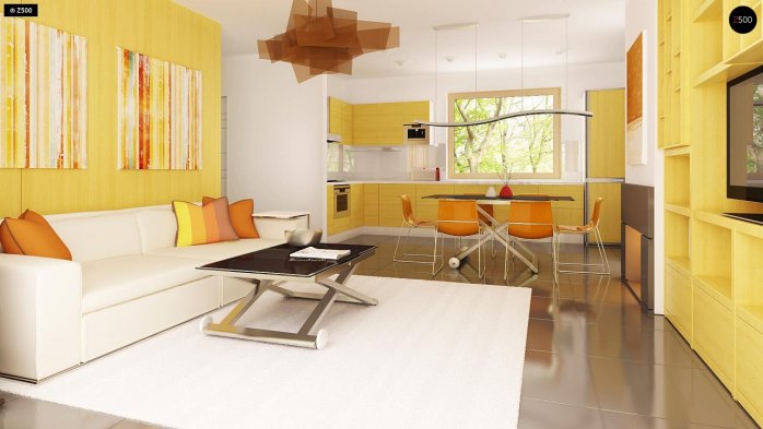 Проект дома U225 k - 7 С мансардным этажом дома в Киеве