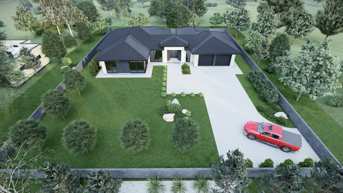 Проект дома DBT 563 - 7 Одноэтажные дома в Киеве