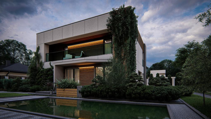 Проект дома Ux175 - 7 Двухэтажные дома в Киеве