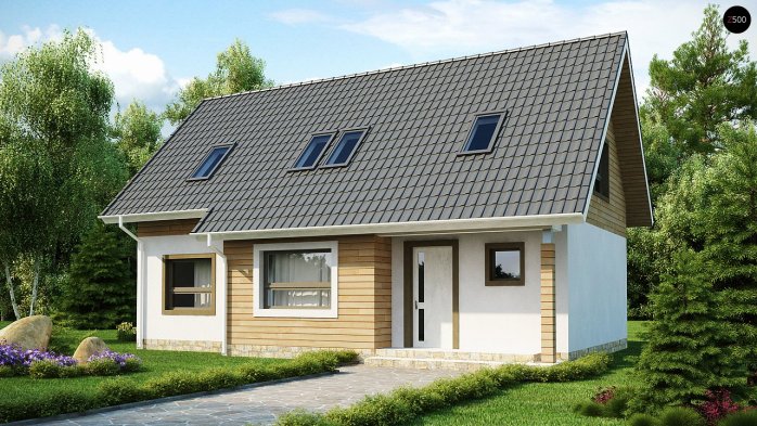 Проект дома U79 - 2 С мансардным этажом дома в Киеве