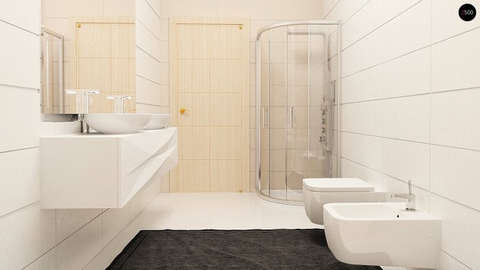 Проект дома U284 GP2 - 15 С мансардным этажом дома в Киеве