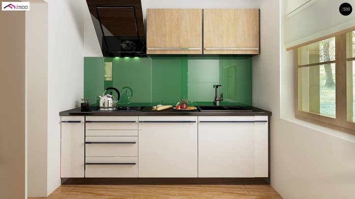 Проект дома U30 L bl - 3 С мансардным этажом дома в Киеве