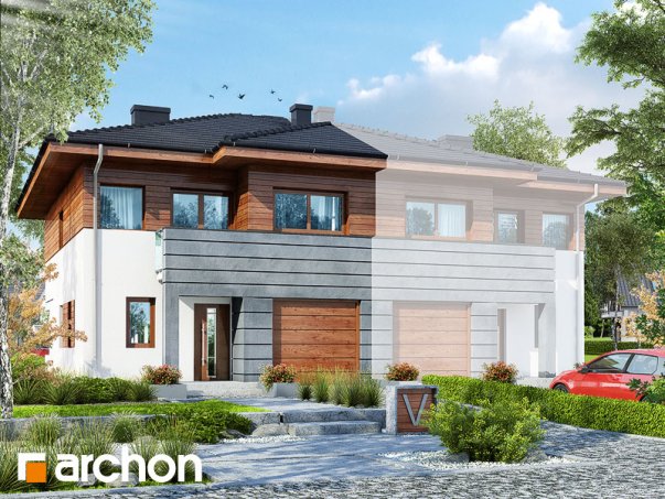 Проект дома Вилла Юлия (Б) вер.3 - 1 Двухэтажные дома в Киеве