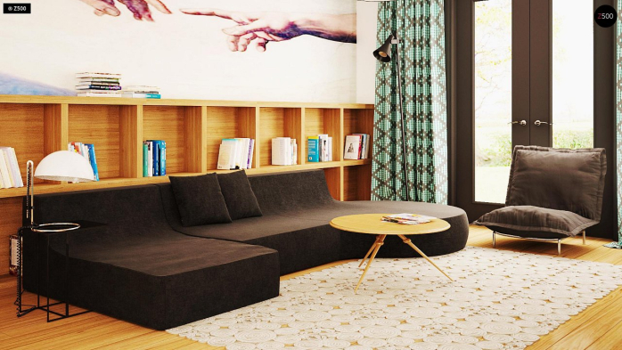 Проект дома U209 - 4 Одноэтажные дома в Киеве