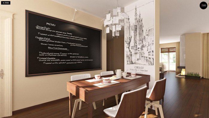 Проект дома U18 k - 8 С мансардным этажом дома в Киеве