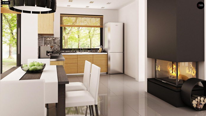 Проект дома U124 - 8 С мансардным этажом дома в Киеве