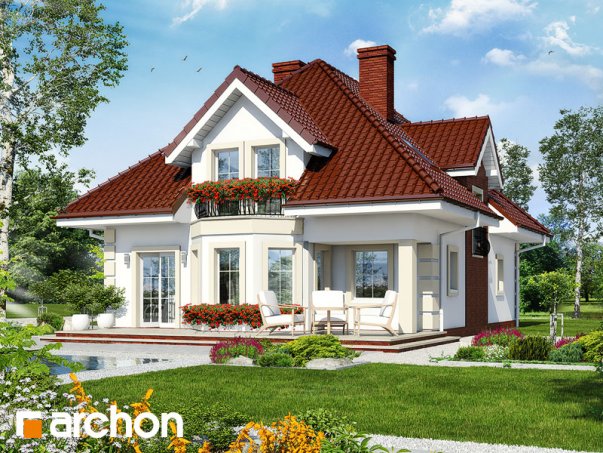 Проект дома Дом в боярышнике вер.2 - 2 С мансардным этажом дома в Киеве