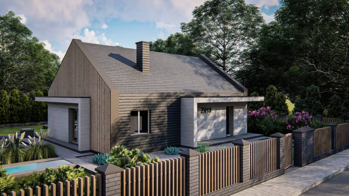 Проект дома U413 - 1 Одноэтажные дома в Киеве