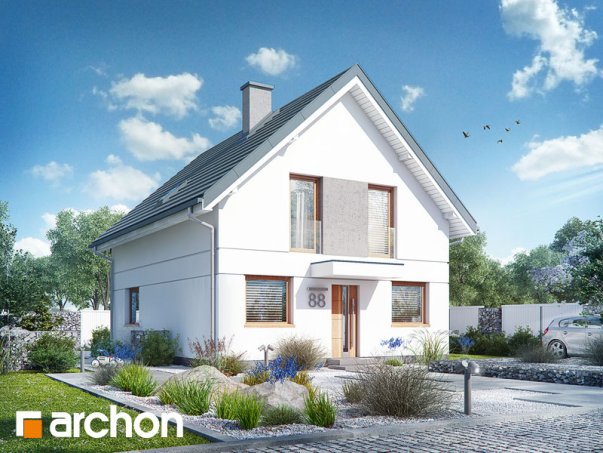 Проект дома Дом под лимбами 2 - 1 С мансардным этажом дома в Киеве