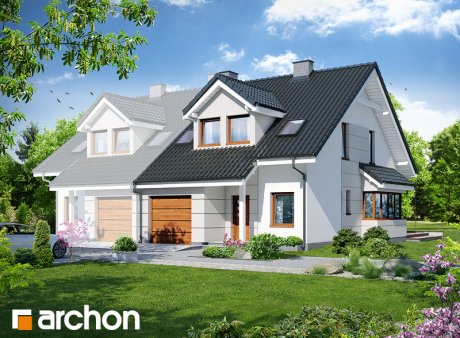 Проект дома Дом в клематисах 7 (Б) вер.3