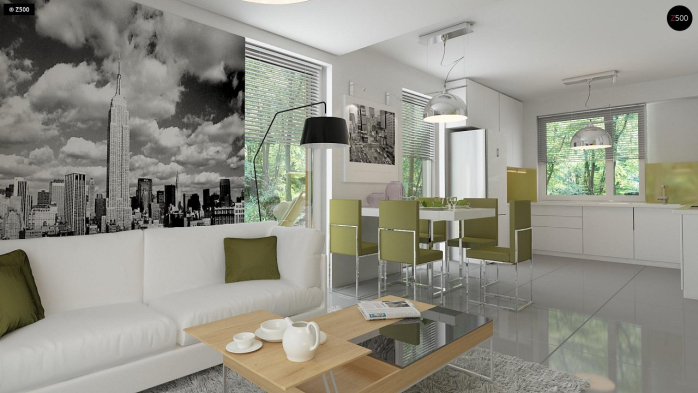 Проект дома U269 - 5 С мансардным этажом дома в Киеве