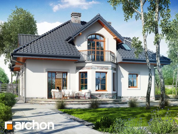 Проект дома Дом в тимьяне 10 (П) - 2 С мансардным этажом дома в Киеве