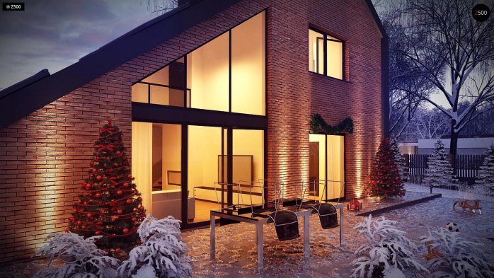 Проект дома Ux95 - 5 С мансардным этажом дома в Киеве