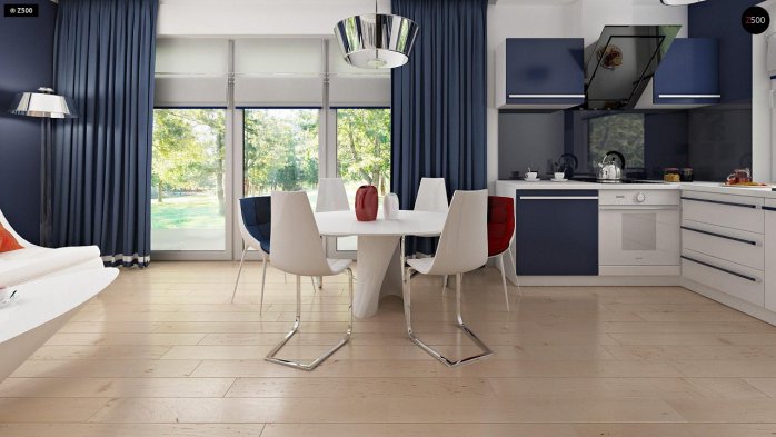 Проект дома U211 S - 7 С мансардным этажом дома в Киеве