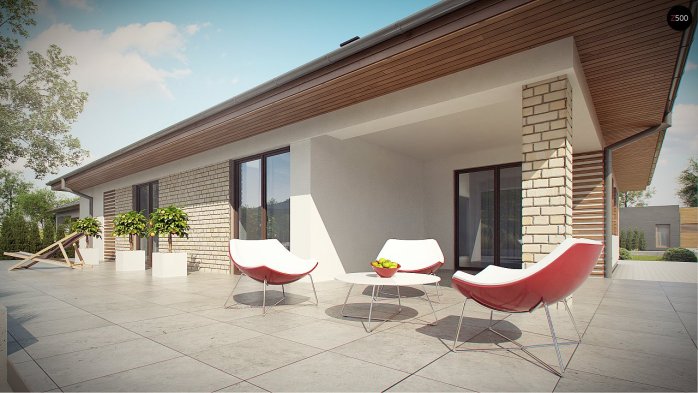 Проект дома U301 - 8 Одноэтажные дома в Киеве