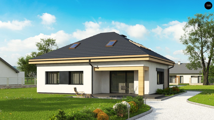 Проект дома U273 Ph+ st - 2 С мансардным этажом дома в Киеве