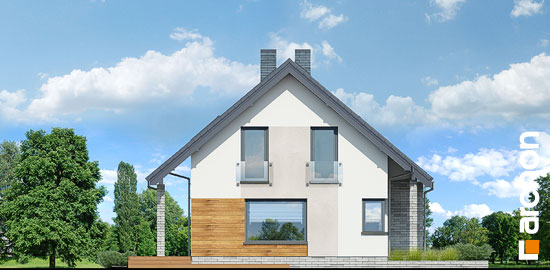 Проєкт будинку Будинок в журавках (A) - З мансардним поверхом дома у Києві