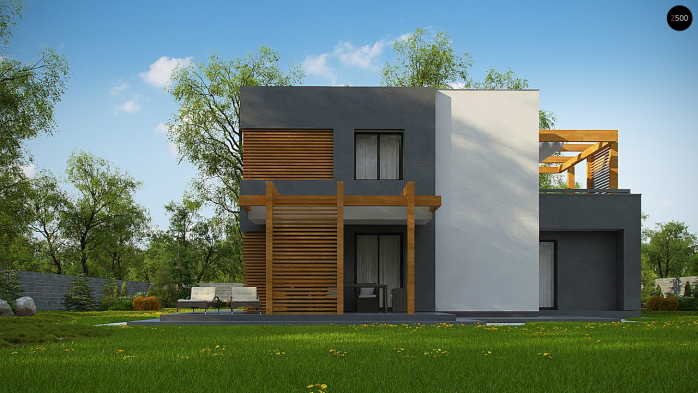 Проект дома Ux73 - 6 Двухэтажные дома в Киеве