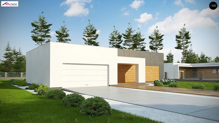 Проект дома Ux133 - 1 Одноэтажные дома в Киеве