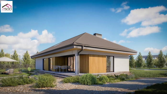 Проект дома U368 D GP +30 - 5 Одноэтажные дома в Киеве